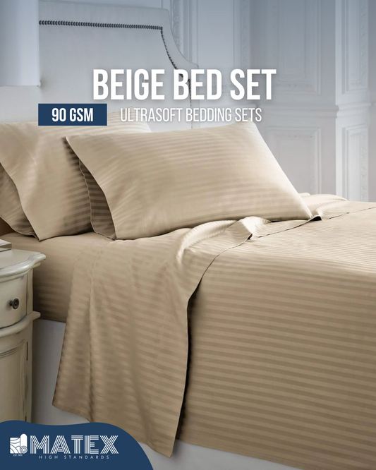 Beige Bed Set
