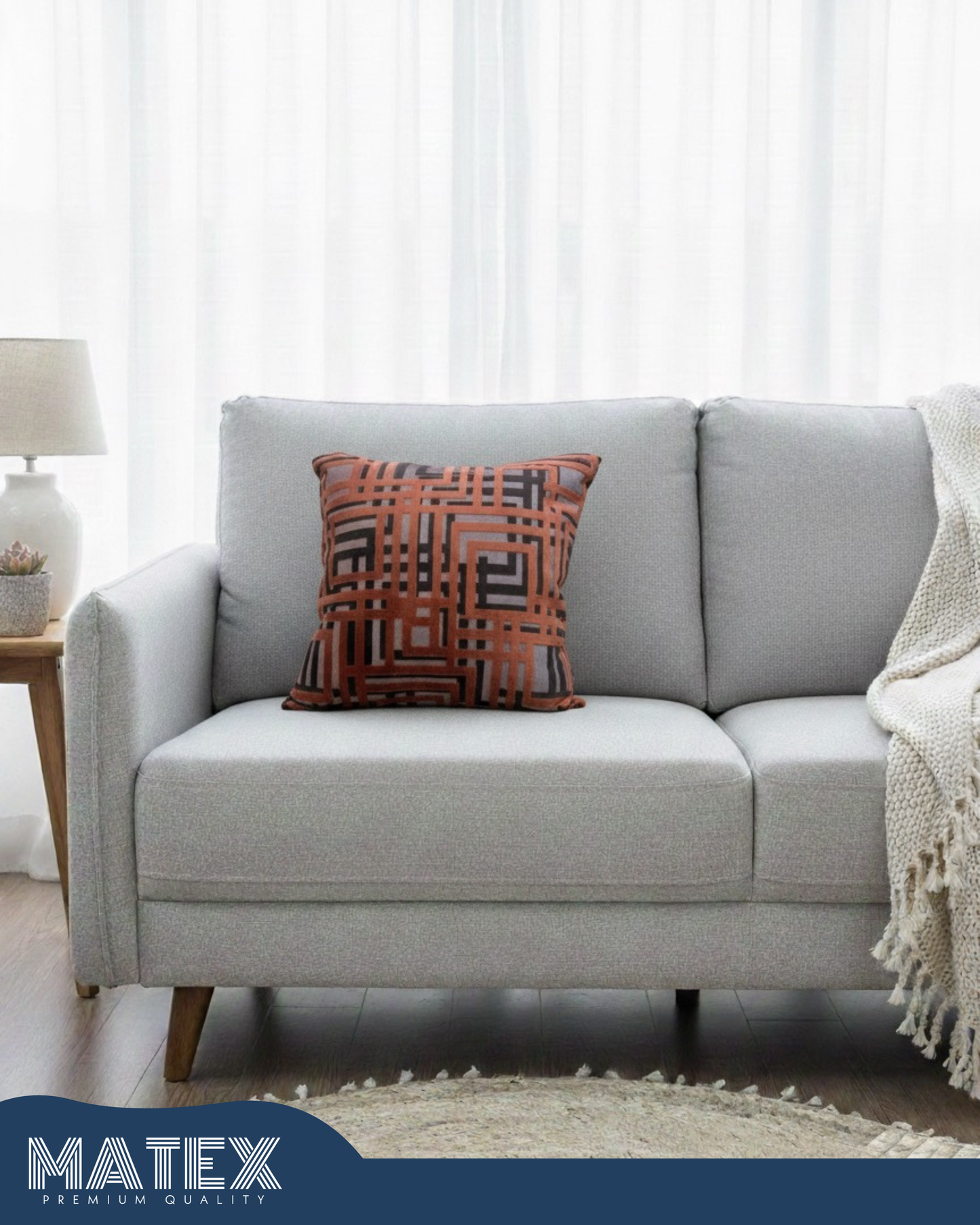 FireWood Pattern Decor Cushion 45x45cm