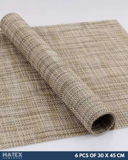 Luxurious Place Mats 6pcs for Table