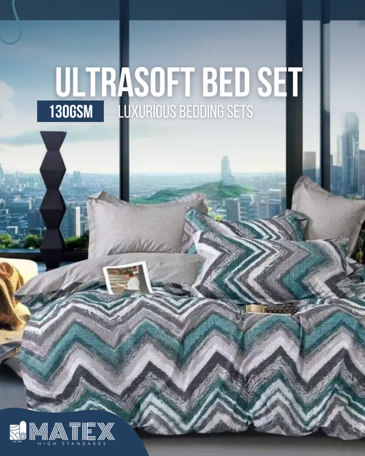 Double size bluefish Bed Set 110 GSM (4 pcs)