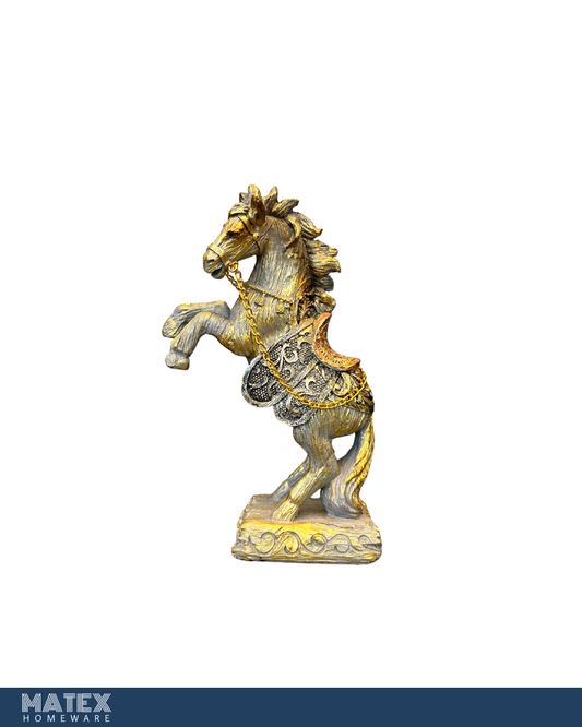 Ceramic Salon Horse Statue 18cm