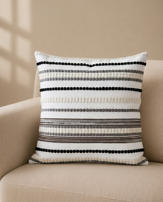 Monochrome Loom Cushion 45x45cm