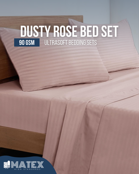 Dusty Rose Bed Set