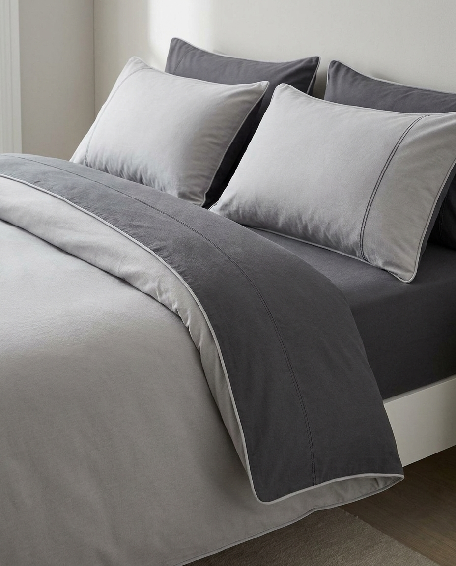 MATEX SoftBlend – Silver Shadow Reversible Bed Set