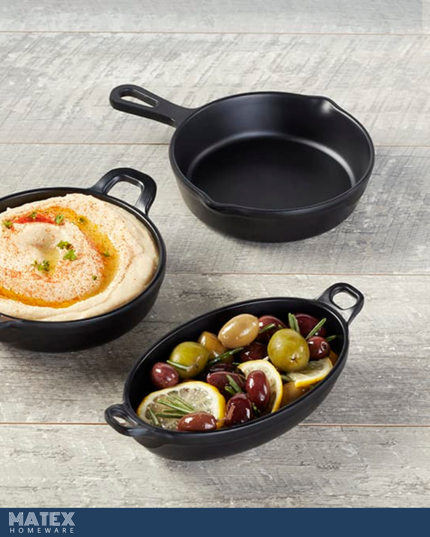 Melamine Cast Pan Table Decor