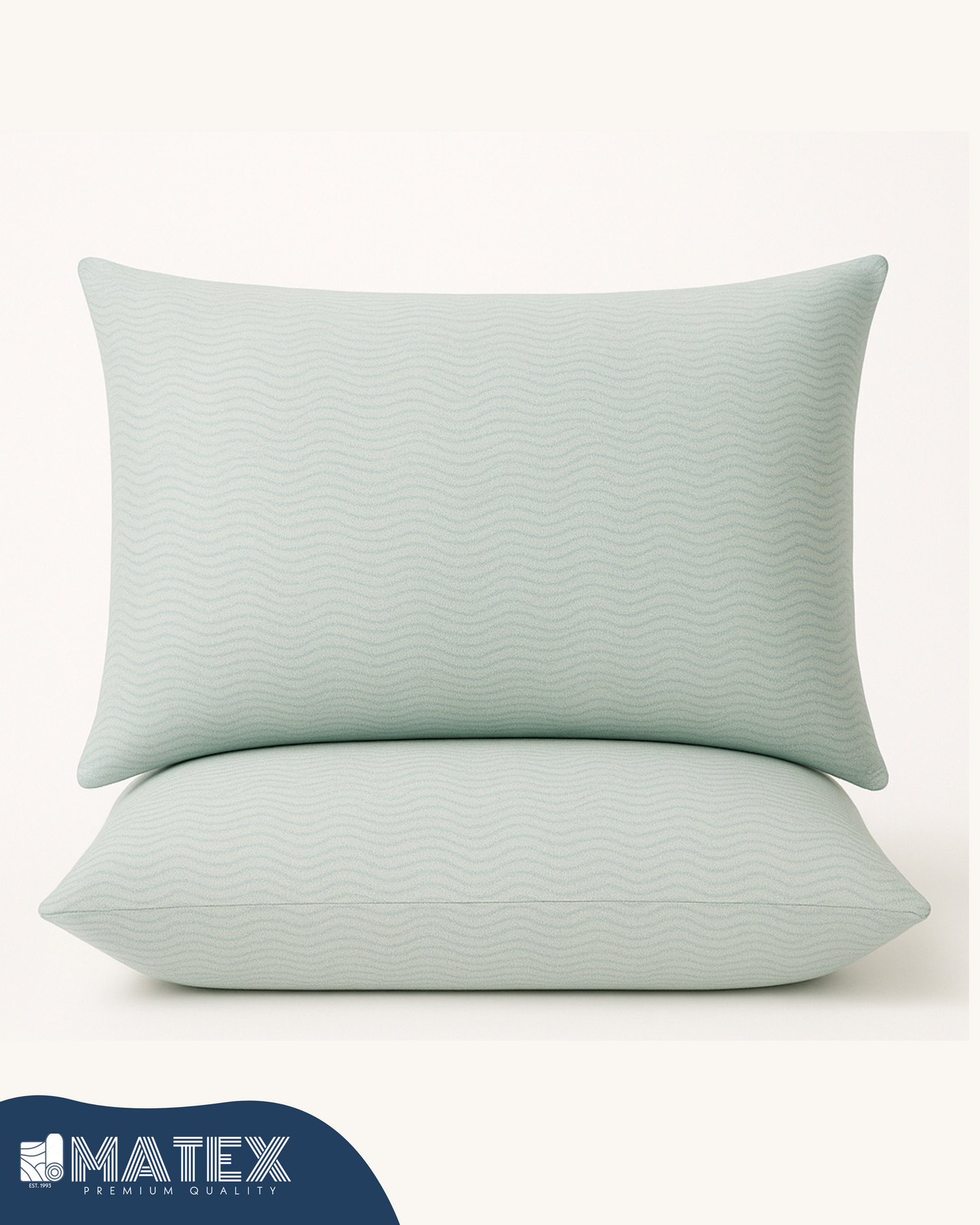 Mint Pattern Pillow Case - Envelope Enclosure - 2 Pack