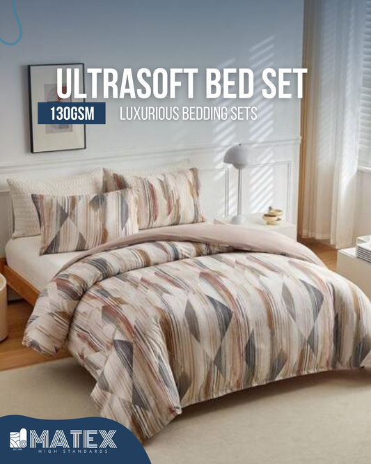 Single size FashionPaint Bed set 130 GSM (3 pcs)