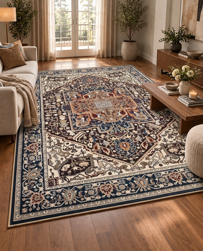 Persian Heritage Printed Soft Rug