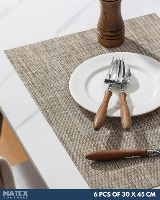Luxurious Place Mats 6pcs for Table