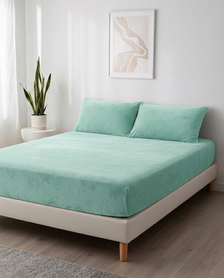 Winter Flannel Fitted Sheet Set