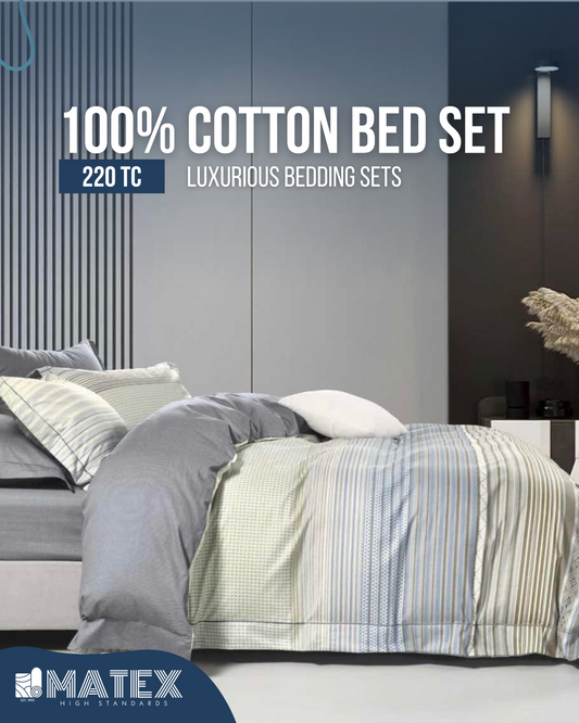 Delicate Bed Set 100% Cotton 220TC