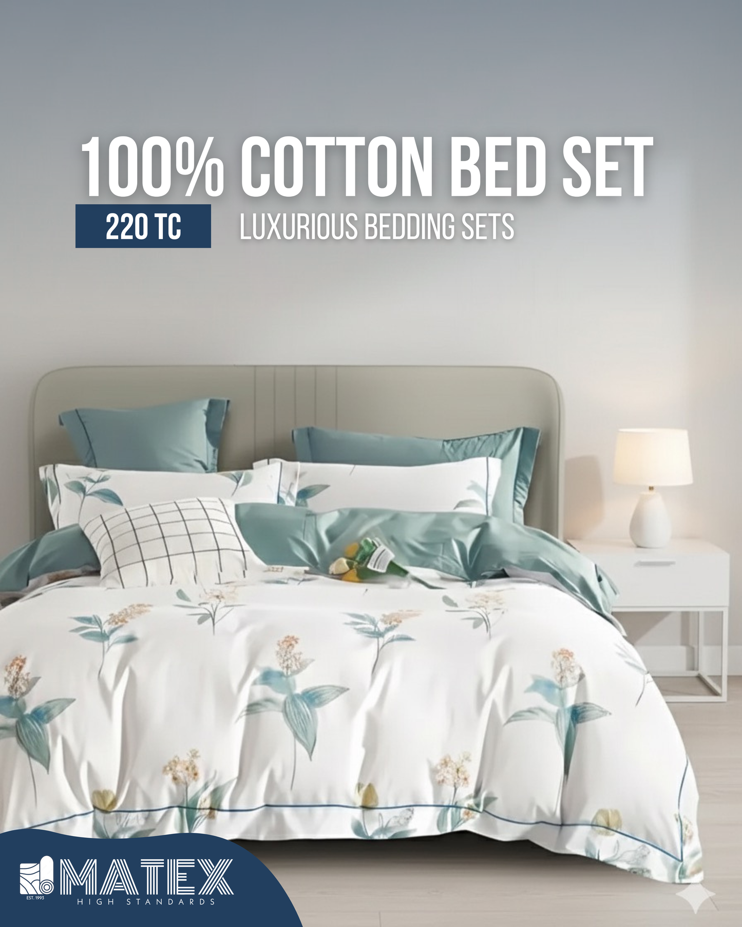 Fresh Garden Bed Set 100% Cotton 220TC