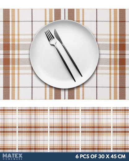 Luxurious Place Mats 6pcs for Table