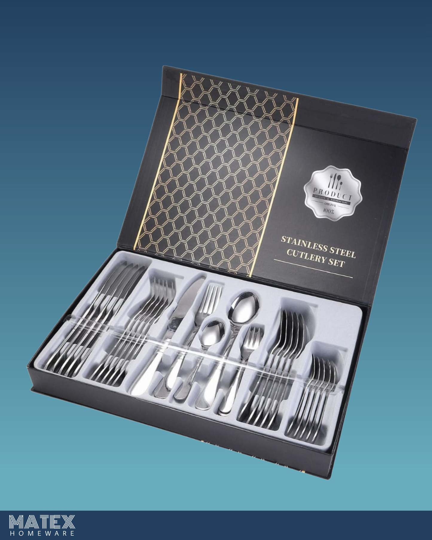 30pcs Stainless Steel Cutlery Tableware Set
