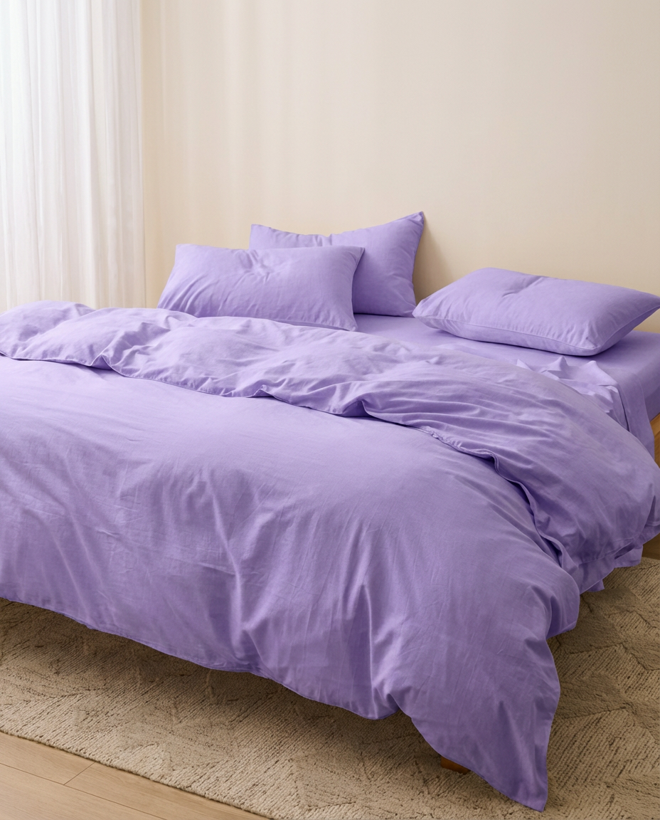 LAVENDER Bed Set 100% Cotton 180TC