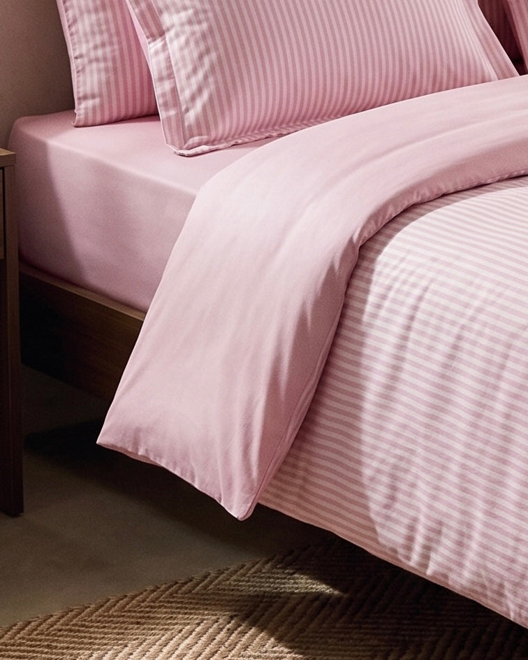 CottonLine™ Blush Stripe Bed Set