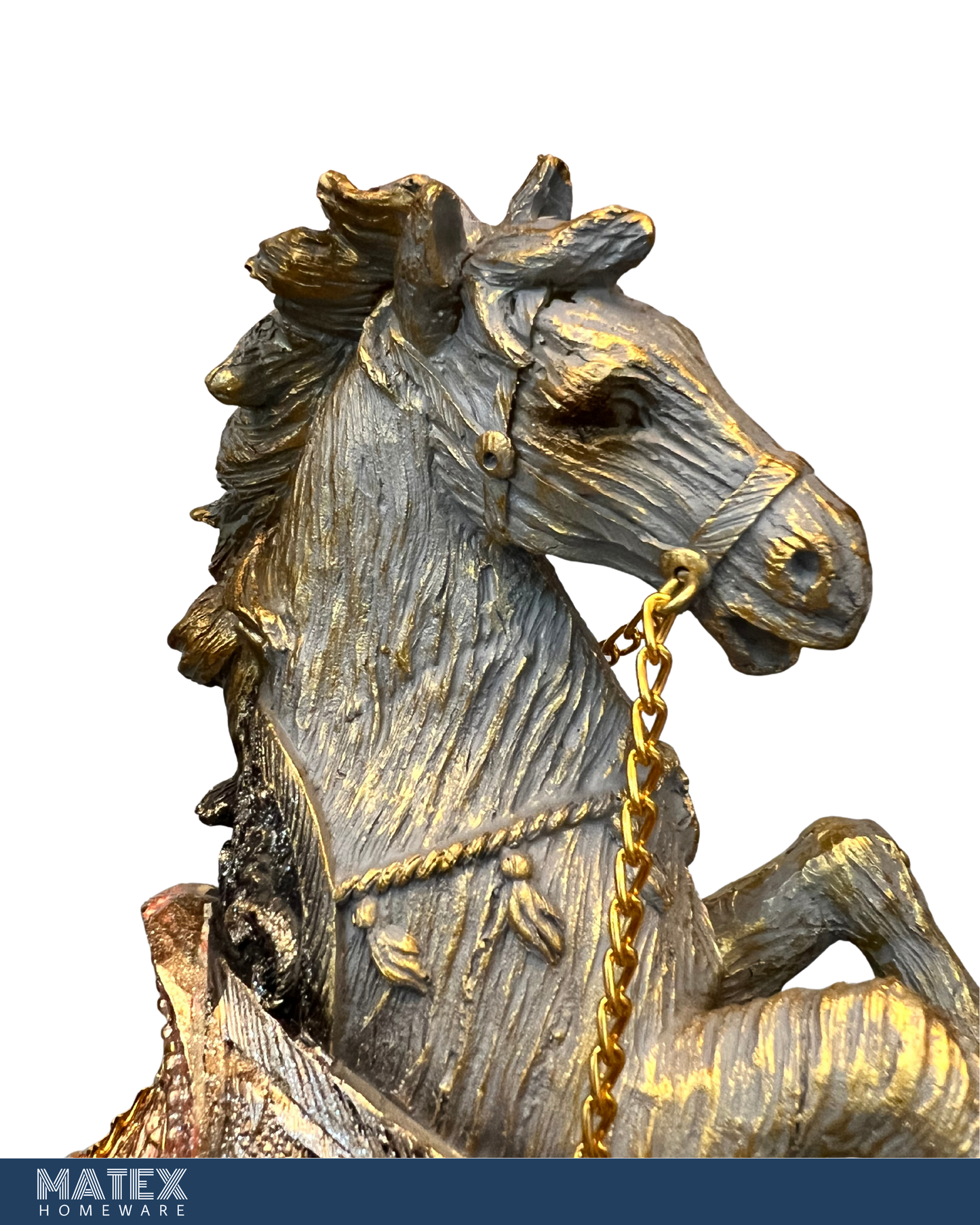 Ceramic Salon Horse Statue 25cm
