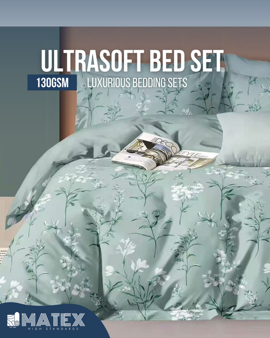Single size GreenFlower Bed set 130 GSM (3 pcs)