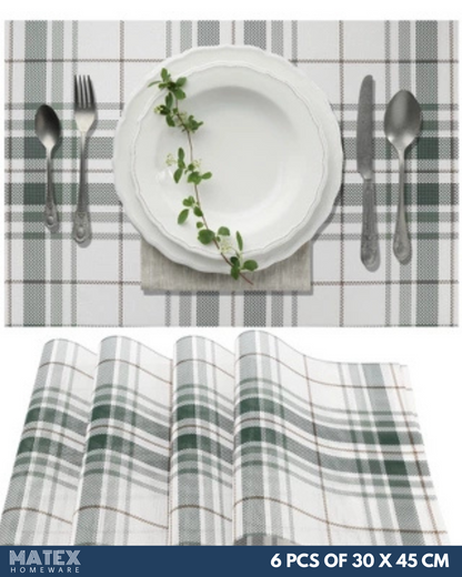 Luxurious Place Mats 6pcs for Table
