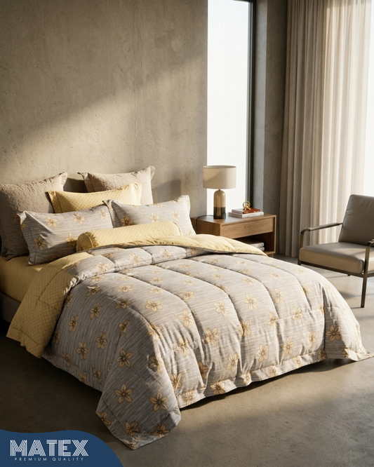 Fleuria Cotton All Season Comforter Set – 220TC