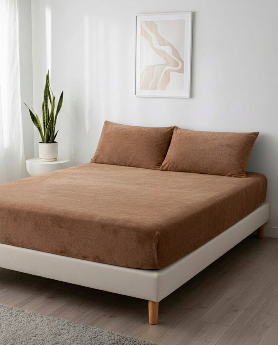 Winter Flannel Fitted Sheet Set