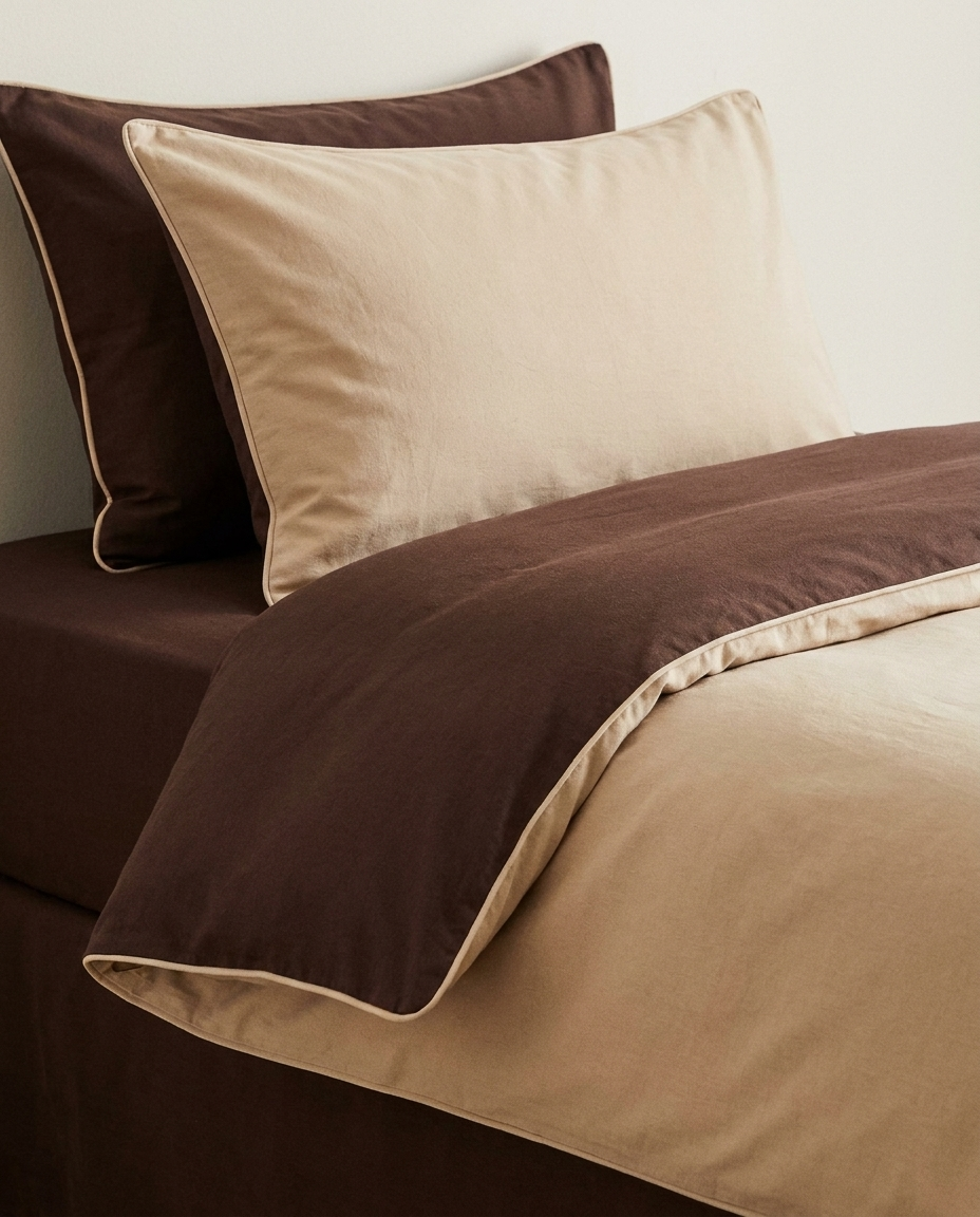 MATEX SoftBlend – Desert Mocha Reversible Bed Set