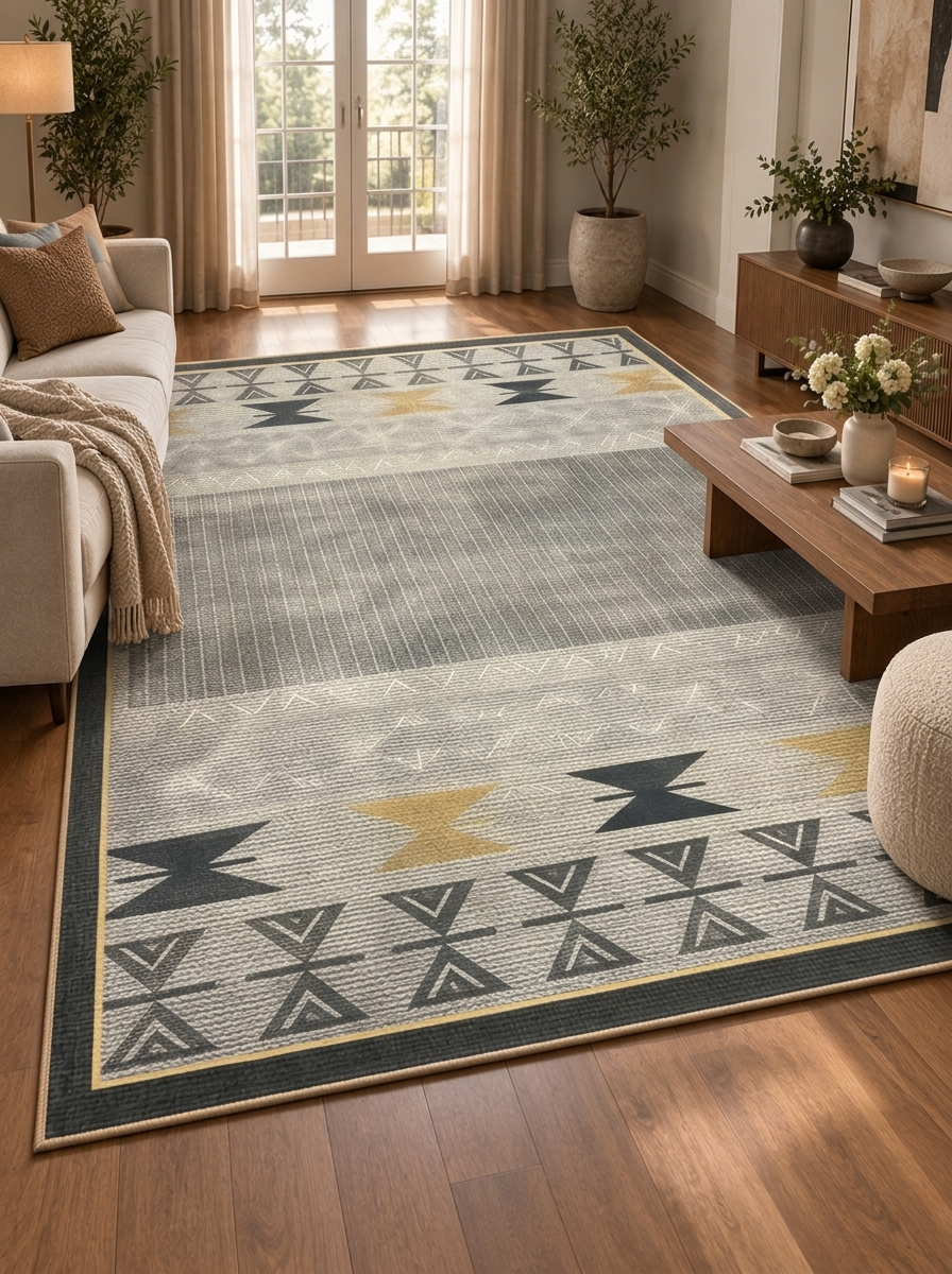 Desert Tribe Printed Soft Rug