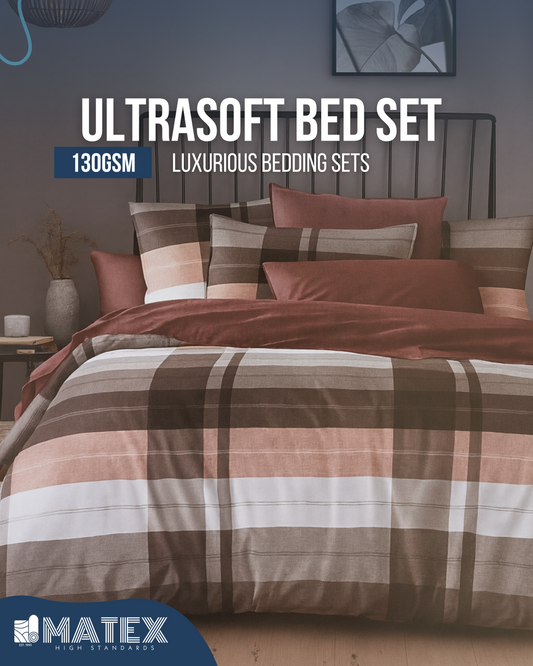 Double size Vintage Bed set 130 GSM (4 pcs)