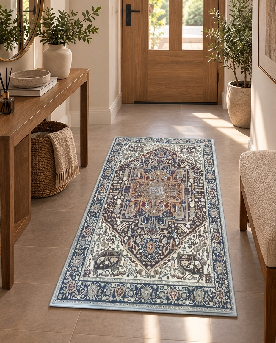 Persian Heritage Printed Soft Rug