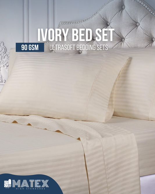 Ivory Bed Set