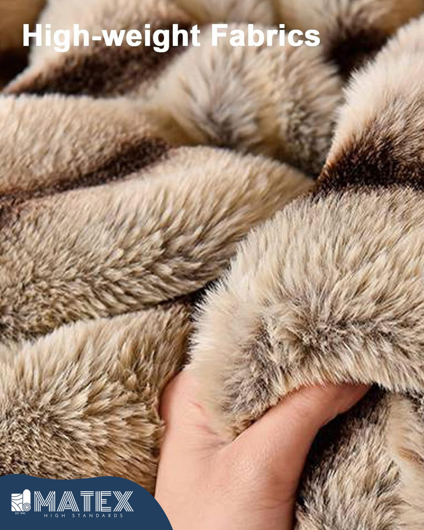 King Size CatLook Chinchilla Faux Fur Sherpa Comforter set (3 pcs)