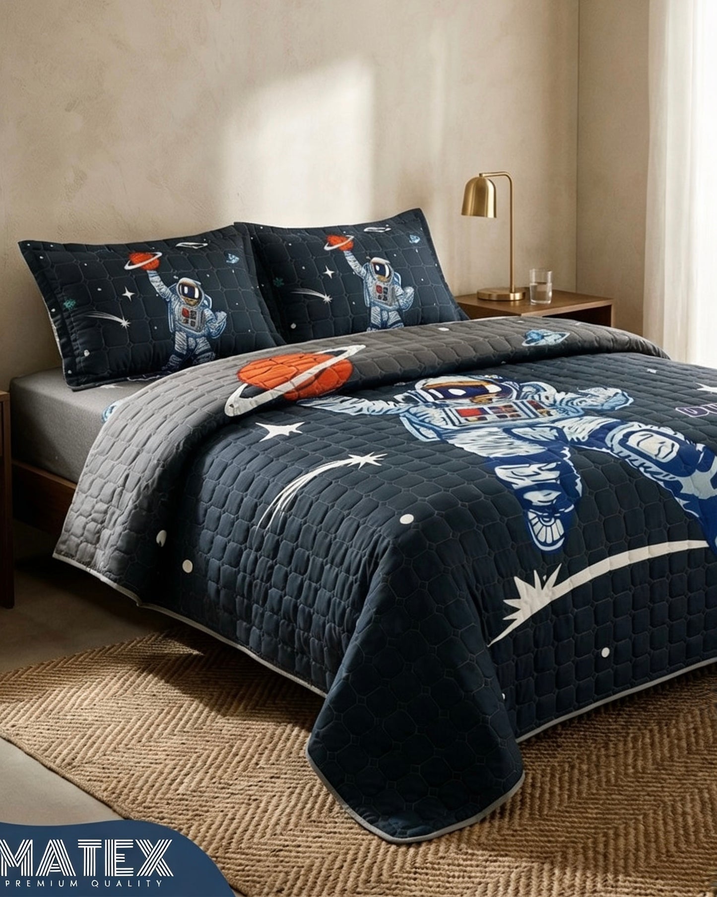 GalaxyDream Astronaut Bedspread Set (3pcs)