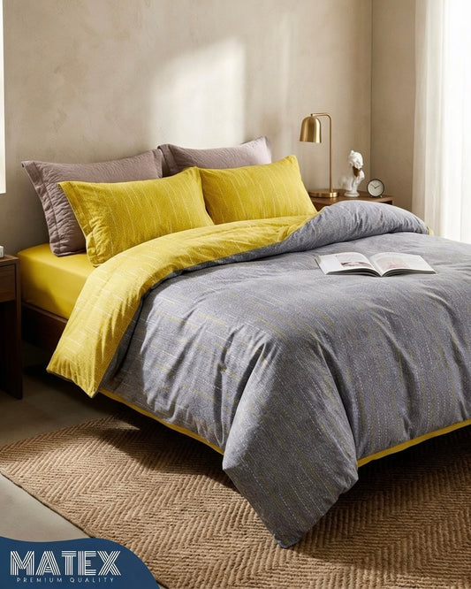 GoldenMist Bed Set 100% Cotton 220TC