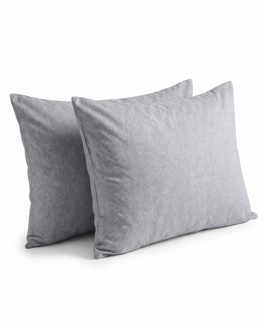 Silver Breathe Cotton Pillow Case (2pcs)