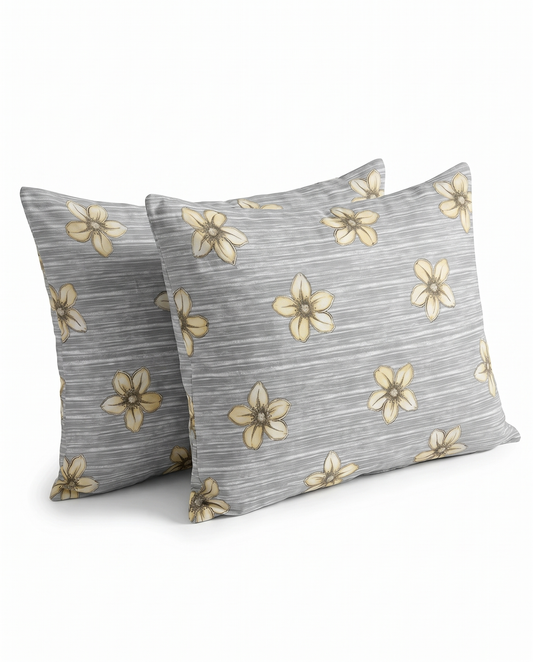Fleuria Cotton Pillow Case (2pcs)