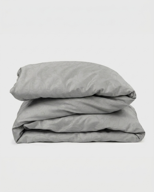 GreyFlower Duvet Cover (Double size)