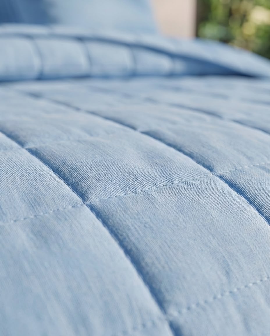 SoftBlend Coverlet –  Blue  (Full Set)