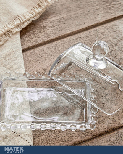 Butter Dish with Lid Glass Butter Dish with Lid Butter Keeper Holder
