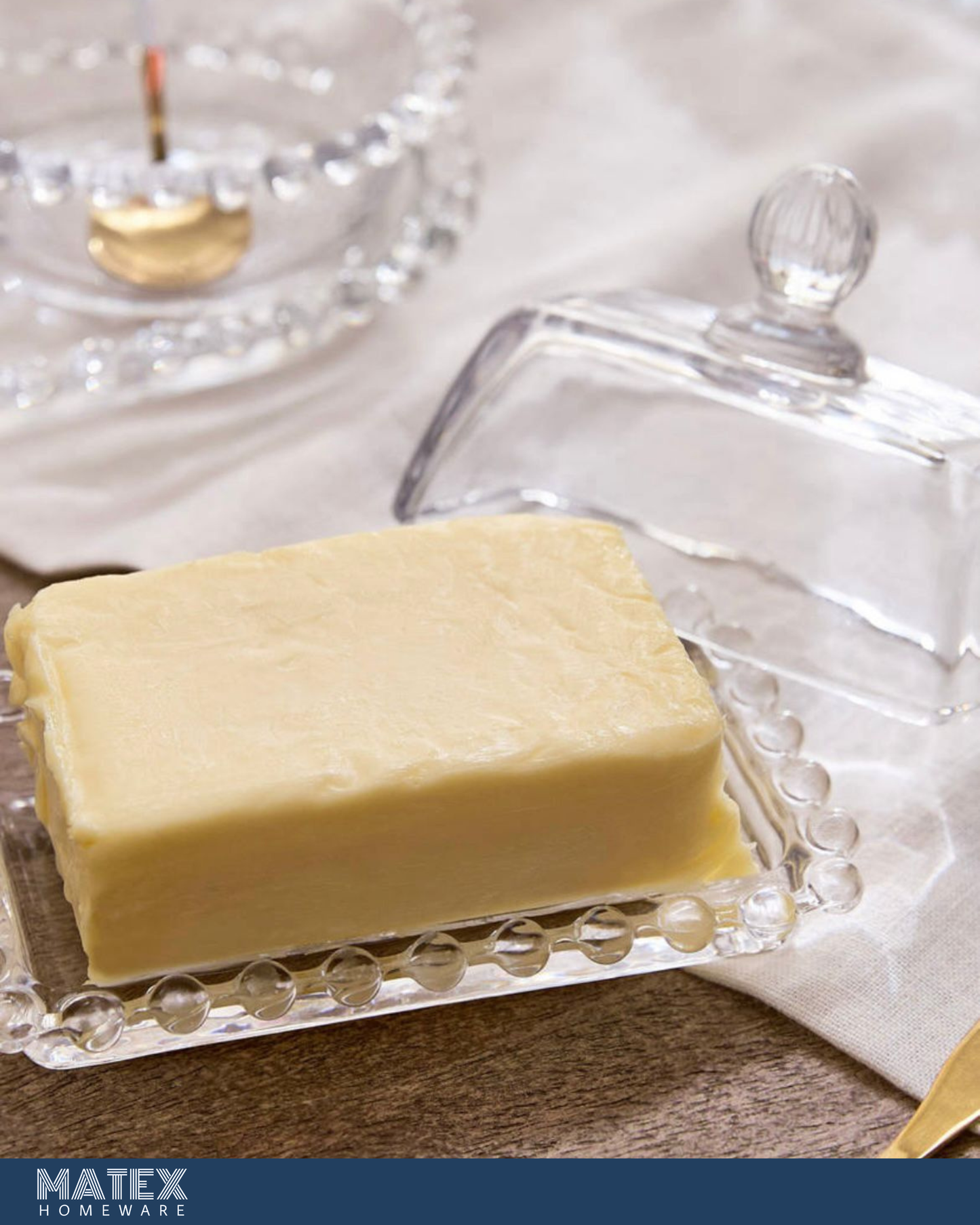 Butter Dish with Lid Glass Butter Dish with Lid Butter Keeper Holder