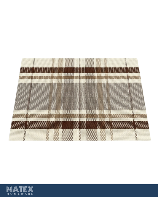Brown Texture Place Mats 6pcs for Table