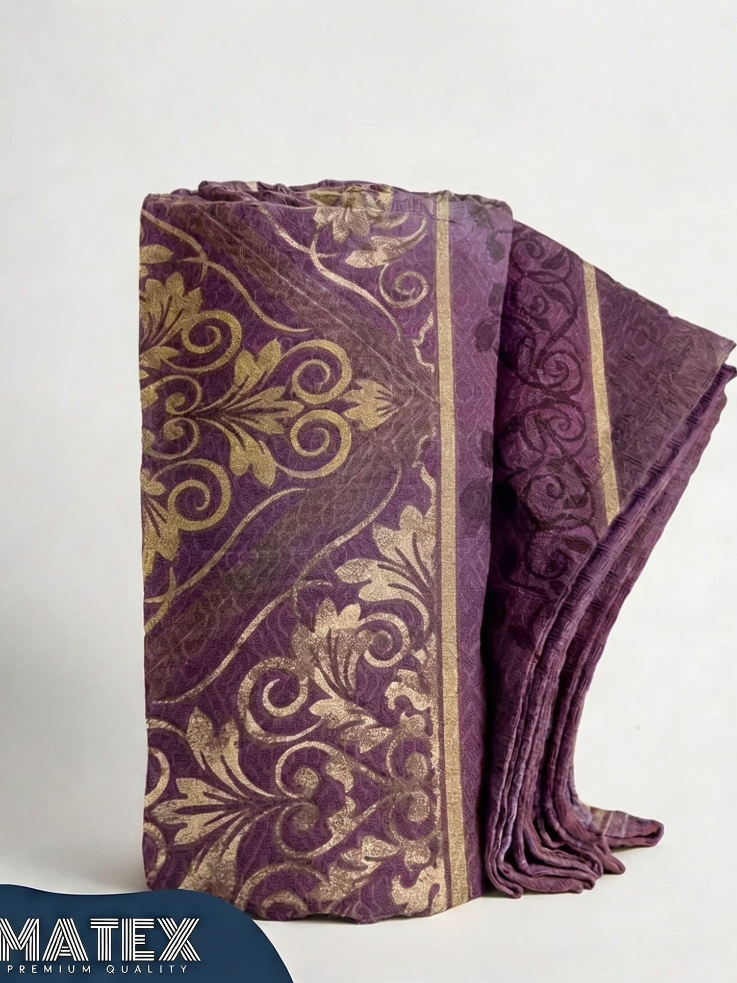 Royal Plum Cotton Piqué Blanket - Limited Edition
