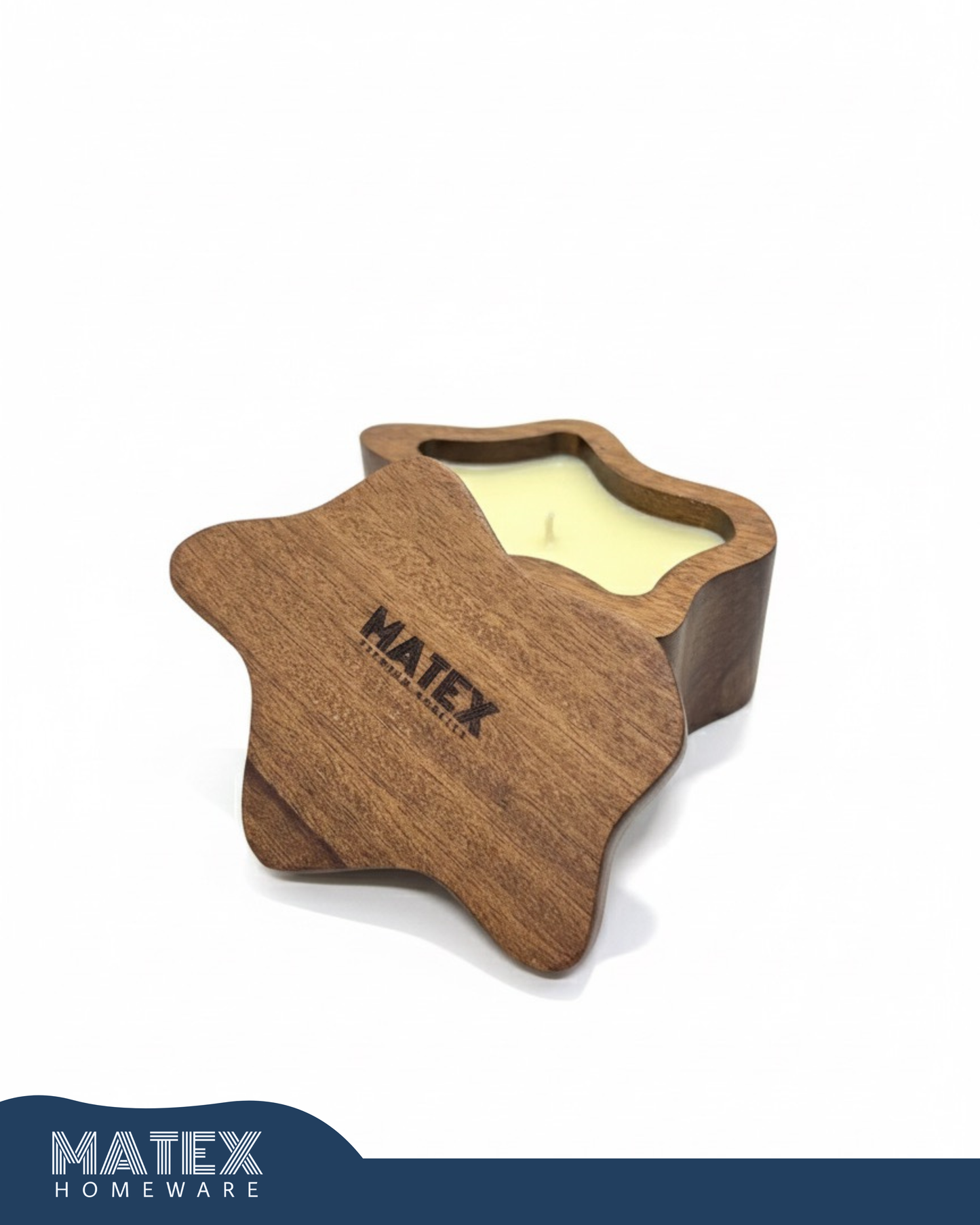 MATEX® STAR Candle Mahogany wood (redwood) African origin Scented