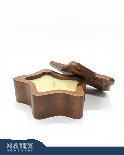 MATEX® STAR Candle Mahogany wood (redwood) African origin Scented