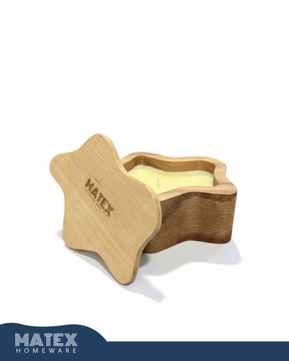 MATEX® Star Candle Beech wood (ZEIN) Romanian origin Scented