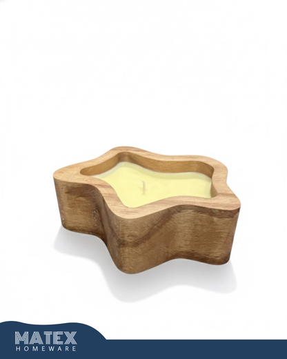 MATEX® Star Candle Beech wood (ZEIN) Romanian origin Scented