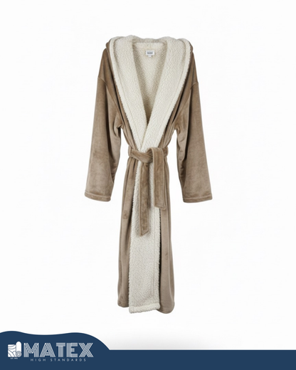 UltraPlush Sherpa Bathrobe Short Robe