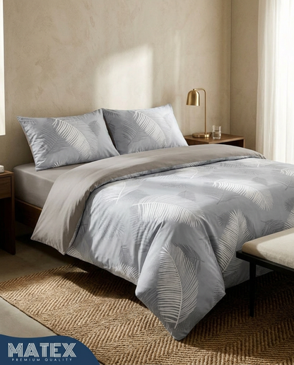 Single size GreyLeaf Bed set 130 GSM (3 pcs)