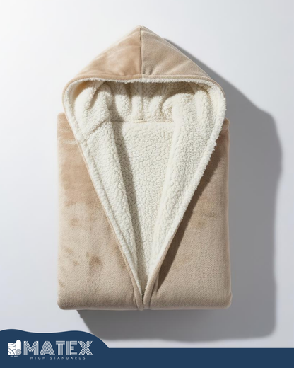 UltraPlush Sherpa Bathrobe Short Robe