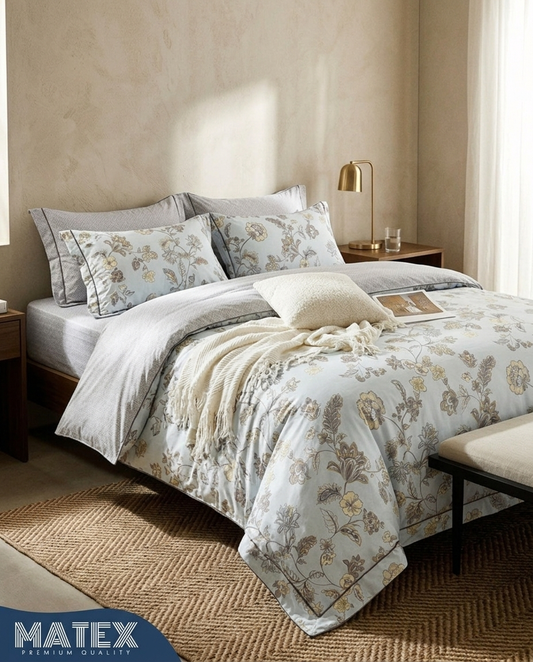 Autumn Mint Bed Set 100% Cotton 220TC