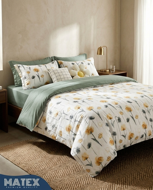 ArtisticFlower Bed Set 100% Cotton 220TC